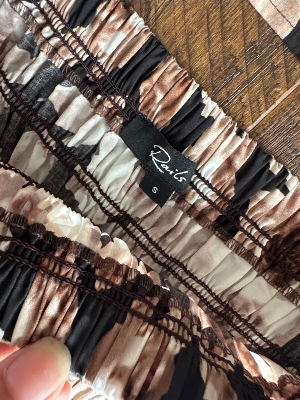 Rails Rosie Top and Skirt in Sepia Roses - Picture 8 of 13